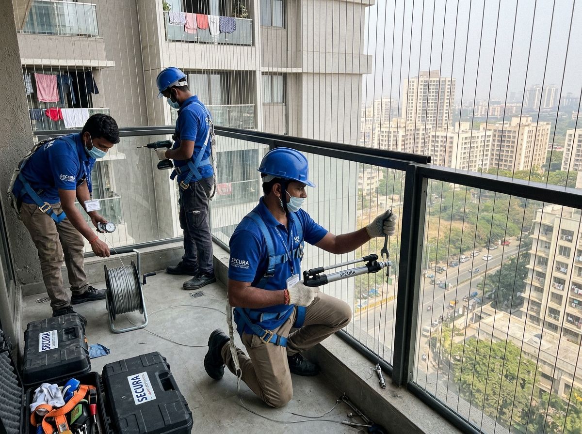 Professional JIG installation team at work